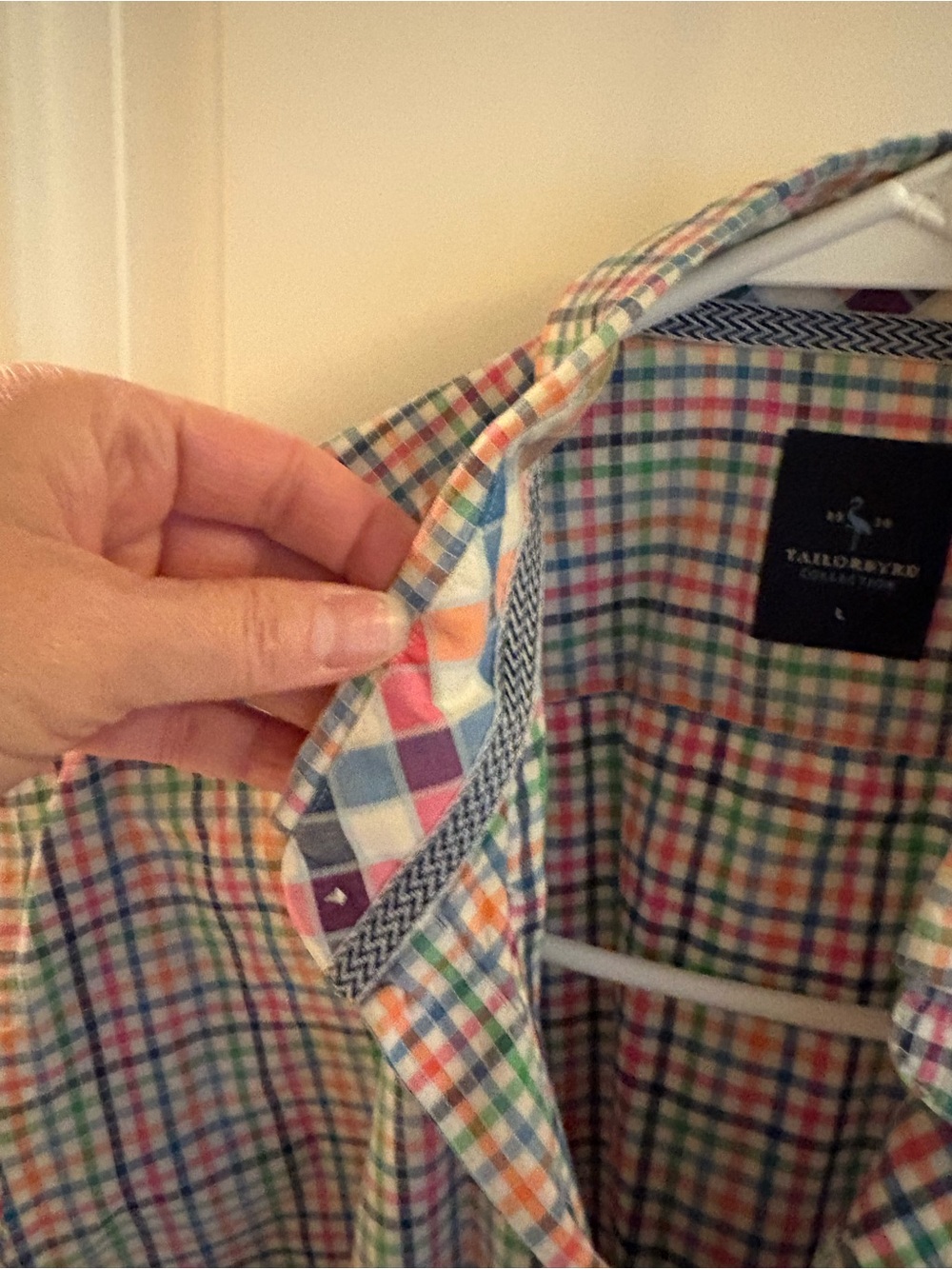 TailorByrd Collection Multicolor Plaid Button-Down Shirt - Picture 3 of 16